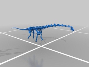 patagotitan mayorum wip animals animales biology blender dinosaur dinosaurs paleontology skeleton 3d print model - Mito3D