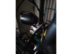 headlight-mount iq cyo front-rack cube rfr scheinwerferhalter f r lumotec front-gep cktr ger sport & outdoors bicycle bike bracket headlight 3d print model - Mito3D
