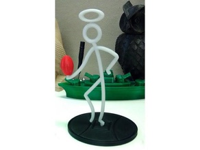 stickman criaturas afl futebol st kilda 3d print model - Mito3D
