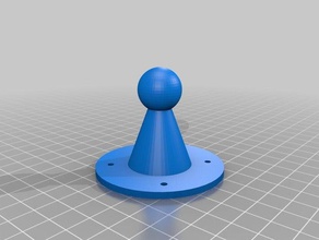 meine angepassten ball-und-socket-mount4 Haushalt kundengebundene 3d print model - Mito3D