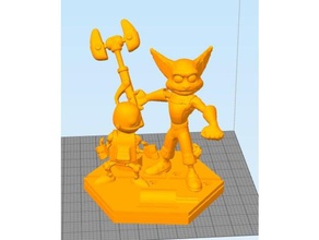 rastrello clank 3d print model - Mito3D