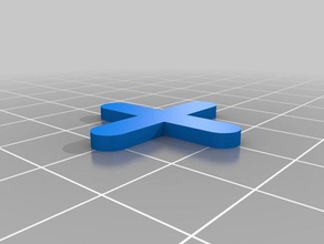 azulejo de la articulación - fugenkreuz 5mm La impresión en 3d 3d print model - Mito3D