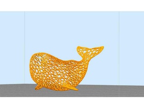 moby de voronoi animaux 3d print model - Mito3D