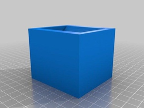 bed riser 2 inches household block caster cube frame higher increase lift minimal raiser roller simple storage support 3d print model - Mito3D