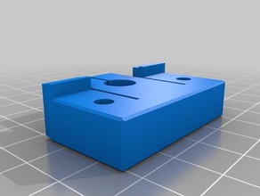 flsun i3 bed smooth rod holder 3d printer accessories 3d print model - Mito3D