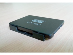 sin tornillos 25 hdd ssd soporte equipo unidad de disco duro minería 3d print model - Mito3D
