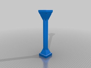 plateau pilier le bricolage support stockage 3d print model - Mito3D