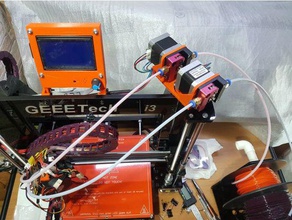 bowden extruders motors - geeetech i3 pro b c 3d printer parts 3d print model - Mito3D