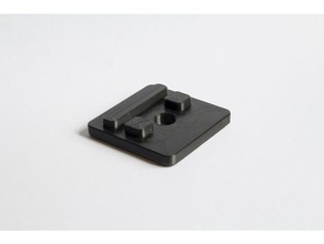 3ème partie manfrotto 323 base de la plaque d'entretoise caméra 3d print model - Mito3D
