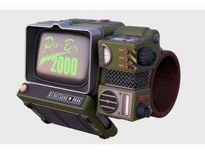 fallout76 pip-boy 2000 mk vi wip accessoires de jeu les retombées 76 fusion 360 pipboy 3d print model - Mito3D