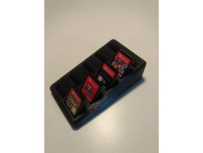 switch card game stand video giochi scheda di gioco del titolare della carta nintendo interruttore 3d print model - Mito3D