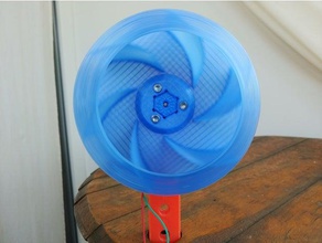 radial fan impeller radialventilator laufrad - 125rl-6x machine tools ventilator 3d print model - Mito3D