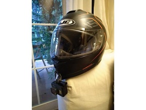 hjc helmet gopro mount sport & outdoors base gopro helmet hjc motorcycle mount