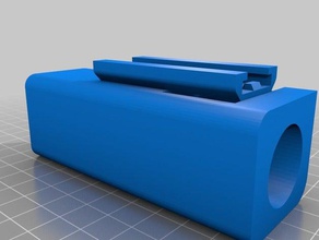 nerf de la bomba agarre linternas titular La impresión en 3d 3d print model - Mito3D