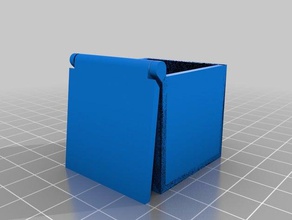la tapa de caja impresa una sola pieza los contenedores 3d print model - Mito3D