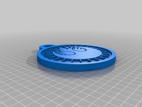 new jedi order keychain emblem emblems star wars 3d print model - Mito3D