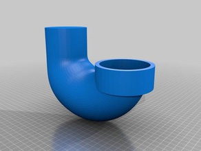 inlet pipe v4 3d printing 3d print model - Mito3D