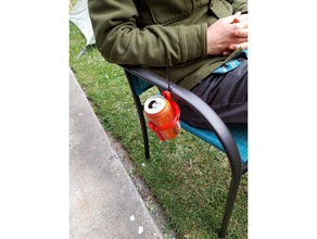 zip kravat bardak tutucu spor ve açık hava bira olabilir sandalye kap içinde tutacağı soda sahibi tekerlekli 3d print model - Mito3D