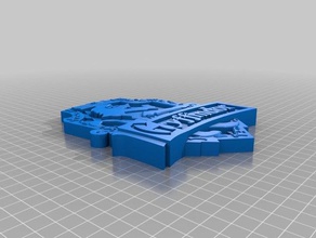 gryffindor casa de la cresta llaveros hogwarts llavero 3d print model - Mito3D
