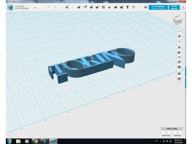 logo torino-ika veículos 3D print model - Mito3D