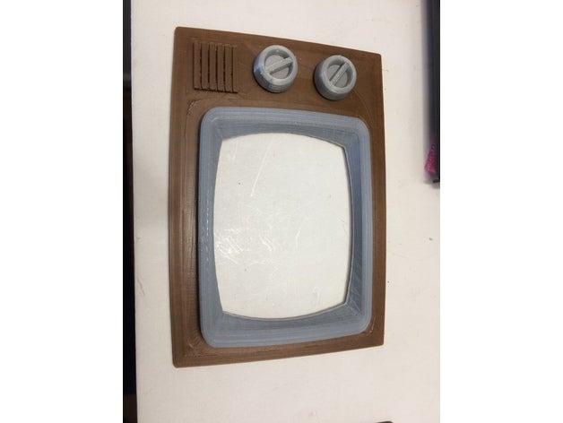 retropi tv pannello frontale La stampa 3d 3D print model - Mito3D