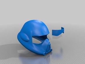 sw clone palude trooper casco La stampa 3d 3d print model - Mito3D