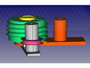 tuyau de sortie d'enroulement 10mm cuivre outils bender la bobine bobineuse les tuyaux en pipe 3d print model - Mito3D