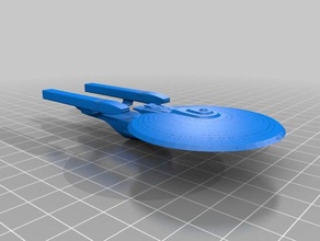 star trek ikarus sınıf fan tasarımı araç Büyükelçi kurumsal excelsior starship 3d print model - Mito3D