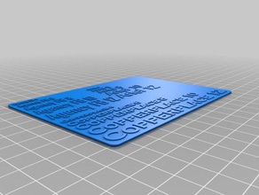 text size test 3d printing tests calibration font 3d print model - Mito3D