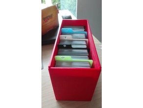 mtg mazzo di stoccaggio scatola carta giocattolo & accessori gioco box card giochi la magia raccolta archiviazione 3d print model - Mito3D