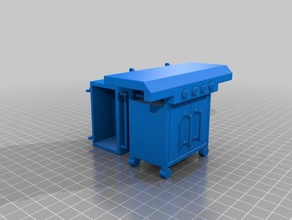 barbacoa mit deckel geschenkbox La impresión en 3d 3d print model - Mito3D