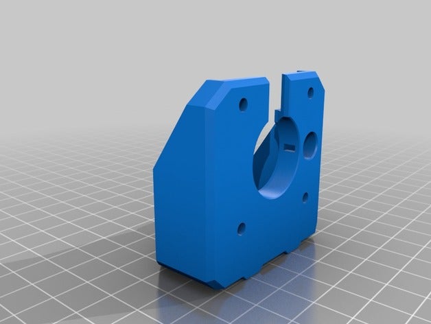 oso mk3 actualización z de montaje del motor, cable bajo v la ranura Impresora 3d las piezas prusa i3 3D print model - Mito3D