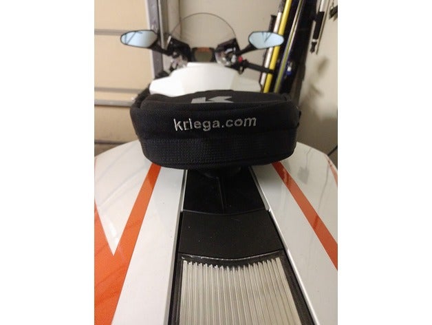 ktm rc8 quick-release kriega rally pack mount 3D print model - Mito3D