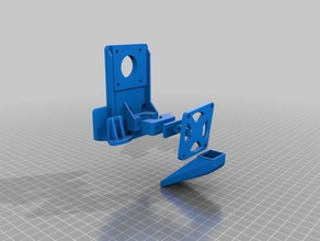 my customized hot end mount generator - various carriages ends options 3d printer parts 3d print model - Mito3D