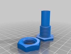 water outlet diy drum 3d print model - Mito3D