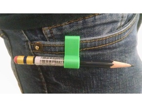 pocket pencil clip tools 3d print model - Mito3D