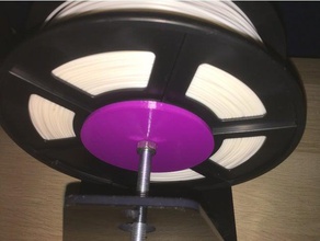 carrete centro de filamentos cola 70 mm agujero Impresora 3d accesorios 3d print model - Mito3D