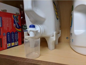laundry soap stand household supplies detergent holder 3d print model - Mito3D