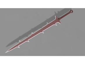 culpado espinho - sword art online aincrad adereços anime cosplay espada de arma a morte zona segurança são arte da 3d print model - Mito3D