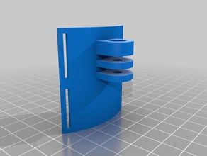 wrist-mount go-pro style mount 3d printing 3d print model - Mito3D