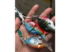 floppy fish sport & outdoors fishing lure lures 3d print model - Mito3D