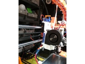 anet a8 otpical z probe bowden mount mix 3d printer parts mods upgrade auto bed leveling 3d print model - Mito3D