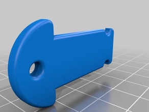 clef pour machine caf lyovel 3d-drucken 3d print model - Mito3D
