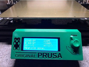 prusa tragen lcd-Abdeckung 3d-Drucker Teile 3d print model - Mito3D