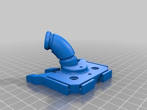 replicator 1 ctc dual extruder filament guide 3d printer parts upgrade lid flashforge creator 3d print model - Mito3D
