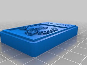 tampon strakell les signes et logos personnalisé 3d print model - Mito3D