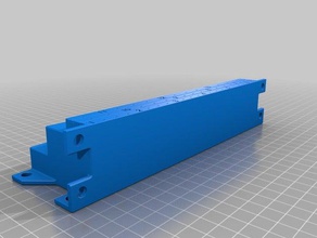 wide drill holder 1mm 1375 steps 025 tool holders & boxes mecha portabrocas 3d print model - Mito3D