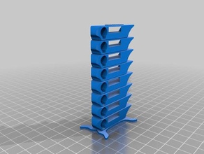 petg temp towers 260-240 225-260 3d printing tests calibration heat test print tower temperature 3d print model - Mito3D