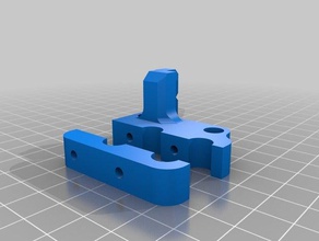 2-piece prusa mk2s y-axis motor mount v20 3d printer parts 3d print model - Mito3D