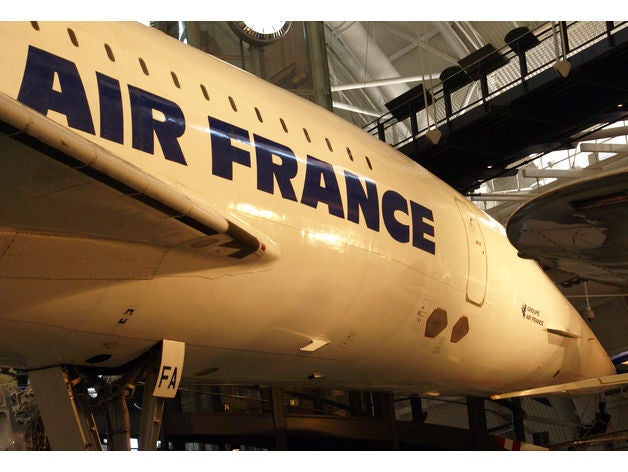 concorde i veicoli aereo francia piano 3D print model - Mito3D